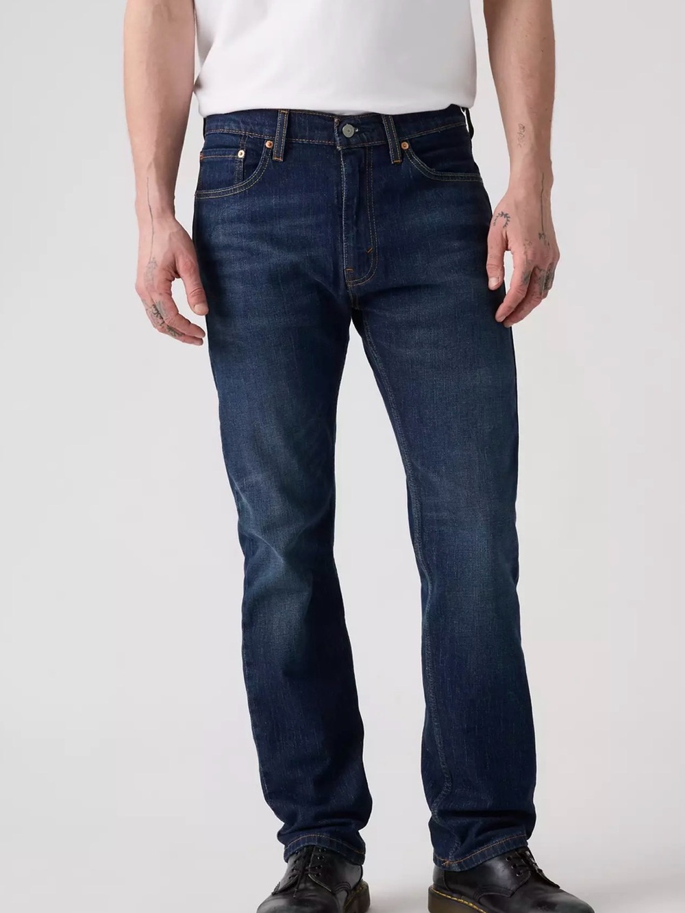Men's Levi’s 505 Dark Blue Straight-Leg Jeans- 36x30 NWT